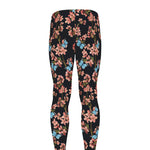 Blossom Flower Butterfly Print Men's leggings