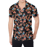Blossom Flower Butterfly Print Men's Shirt