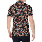 Blossom Flower Butterfly Print Men's Shirt