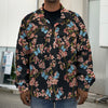 Blossom Flower Butterfly Print Men's Shirt Jacket