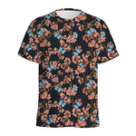 Blossom Flower Butterfly Print Men's Sports T-Shirt
