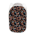 Blossom Flower Butterfly Print Mesh Laundry Hamper