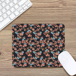 Blossom Flower Butterfly Print Mouse Pad