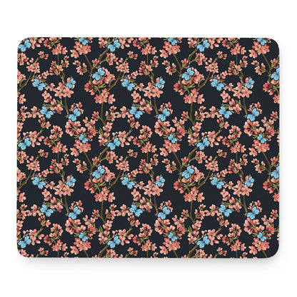 Blossom Flower Butterfly Print Mouse Pad