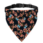 Blossom Flower Butterfly Print Over The Collar Dog Bandana