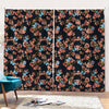 Blossom Flower Butterfly Print Pencil Pleat Curtains