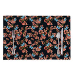 Blossom Flower Butterfly Print Placemat