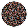 Blossom Flower Butterfly Print Round Blanket