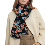 Blossom Flower Butterfly Print Scarf