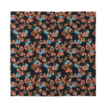 Blossom Flower Butterfly Print Silk Bandana