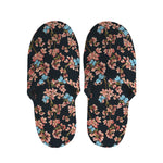 Blossom Flower Butterfly Print Slippers