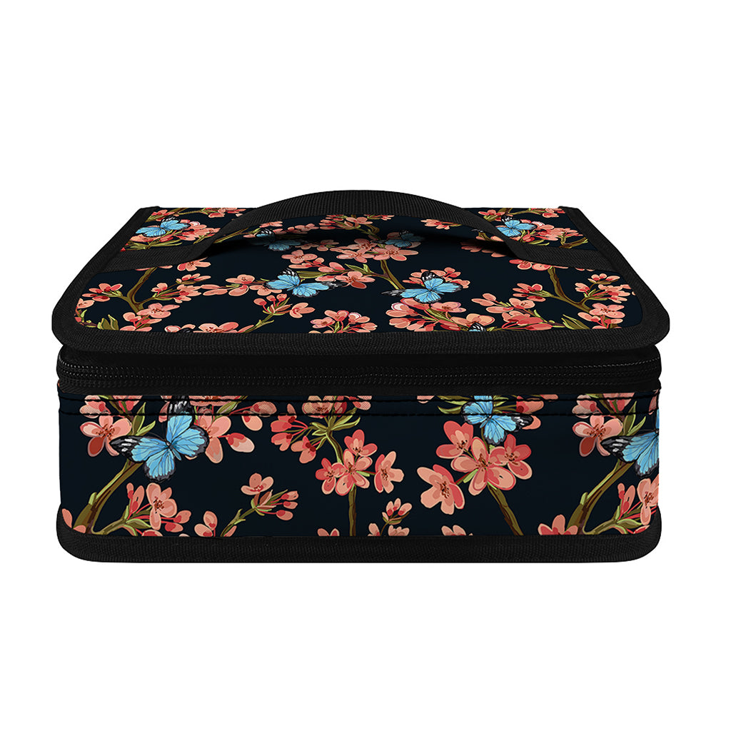 Blossom Flower Butterfly Print Small Lunch Bag