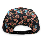 Blossom Flower Butterfly Print Snapback Cap