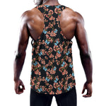 Blossom Flower Butterfly Print Training Tank Top