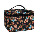Blossom Flower Butterfly Print Travel Makeup Bag