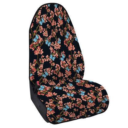 Blossom Flower Butterfly Print Waterproof Car Seat Cover