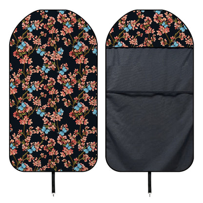 Blossom Flower Butterfly Print Waterproof Car Seat Cover