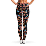 Blossom Flower Butterfly Print Women's Leggings