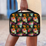 Blossom Flowers Skull Pattern Print Classic Bible Case