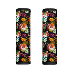 Blossom Flowers Skull Pattern Print Handle Covers