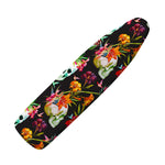 Blossom Flowers Skull Pattern Print Ironing Board Cover