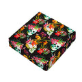 Blossom Flowers Skull Pattern Print Outdoor Seat Cushion Cover
