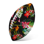 Blossom Flowers Skull Pattern Print Rugby Ball