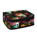 Blossom Flowers Skull Pattern Print Small Lunch Bag