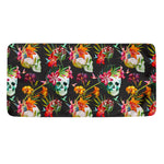 Blossom Flowers Skull Pattern Print Towel