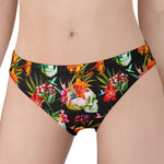 Blossom Flowers Skull Pattern Print Women's Panties