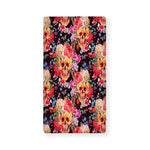 Blossom Peony Skull Pattern Print Baby Crib Sheet