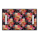 Blossom Peony Skull Pattern Print Golf Cart Seat Cover
