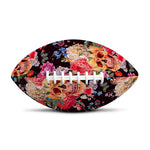 Blossom Peony Skull Pattern Print Rugby Ball