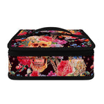 Blossom Peony Skull Pattern Print Small Lunch Bag