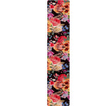 Blossom Peony Skull Pattern Print Table Runner