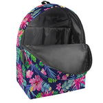 Blossom Tropical Flower Pattern Print Backpack