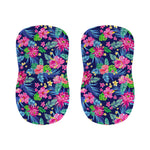 Blossom Tropical Flower Pattern Print Bar Stool Covers