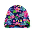 Blossom Tropical Flower Pattern Print Beanie