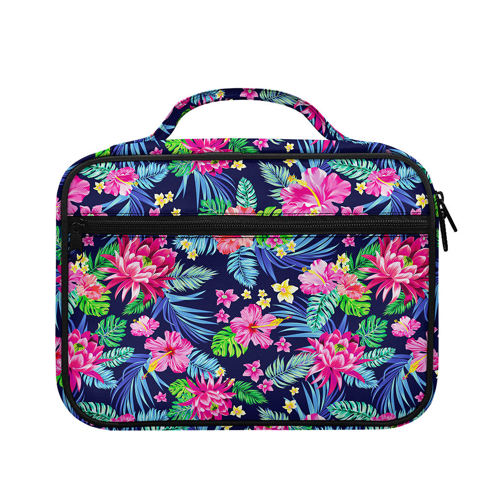 Blossom Tropical Flower Pattern Print Briefcase Bible Bag