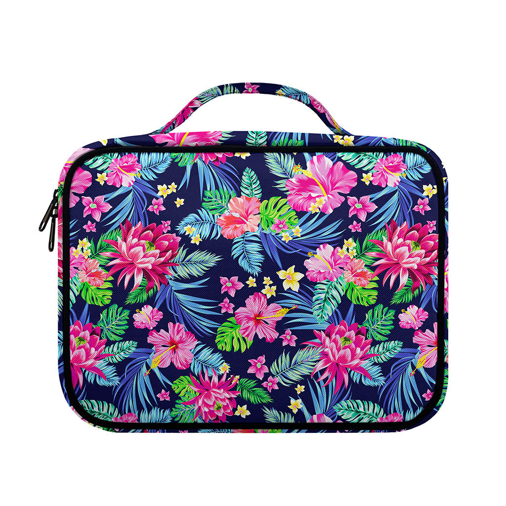 Blossom Tropical Flower Pattern Print Briefcase Bible Bag