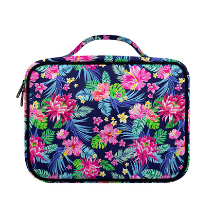 Blossom Tropical Flower Pattern Print Briefcase Bible Bag