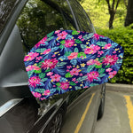 Blossom Tropical Flower Pattern Print Car Side Mirror Covers