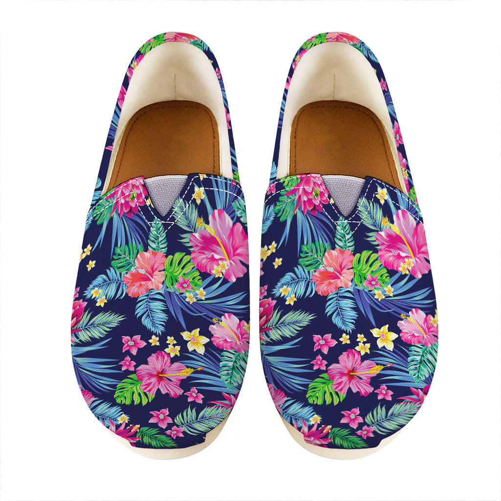 Blossom Tropical Flower Pattern Print Casual Shoes