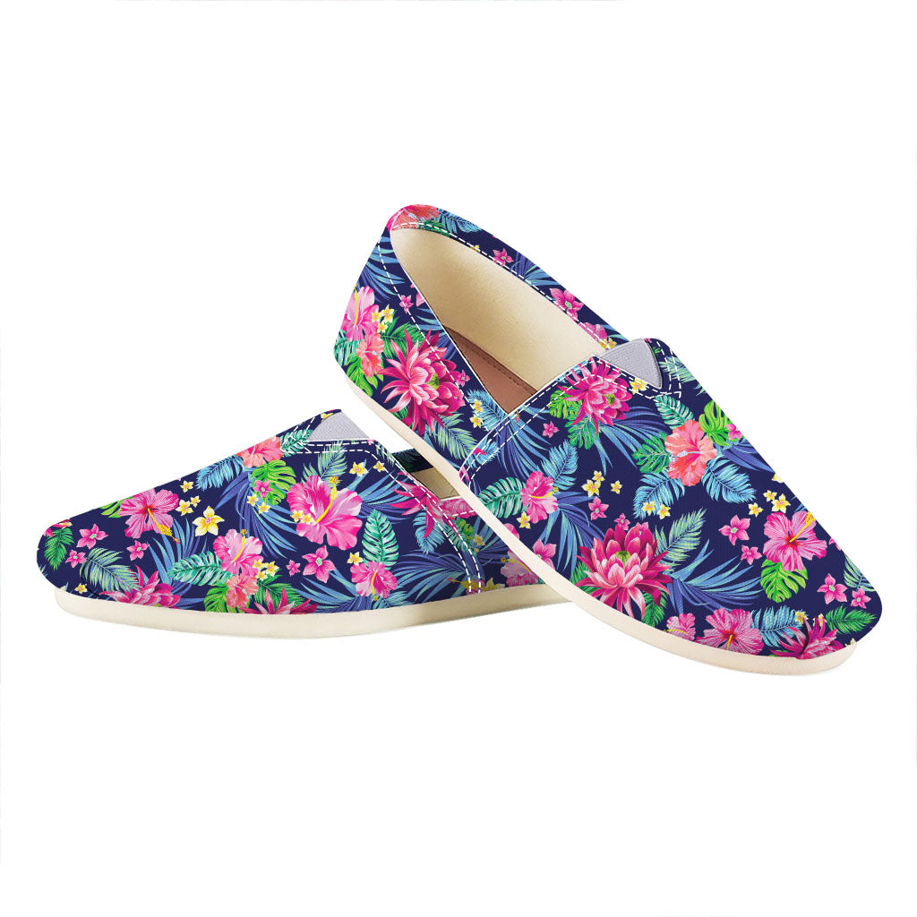 Blossom Tropical Flower Pattern Print Casual Shoes