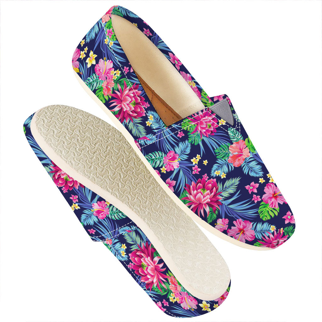 Blossom Tropical Flower Pattern Print Casual Shoes