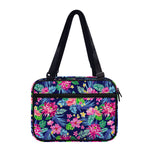 Blossom Tropical Flower Pattern Print Double Strap Bible Bag
