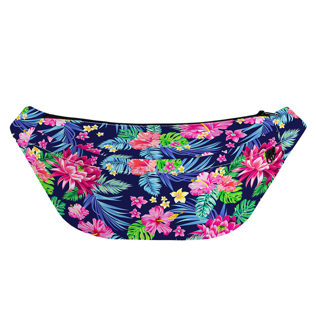 Blossom Tropical Flower Pattern Print Fanny Pack