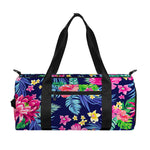 Blossom Tropical Flower Pattern Print Gym Bag