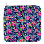 Blossom Tropical Flower Pattern Print Hand Towel