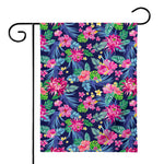 Blossom Tropical Flower Pattern Print House Flag